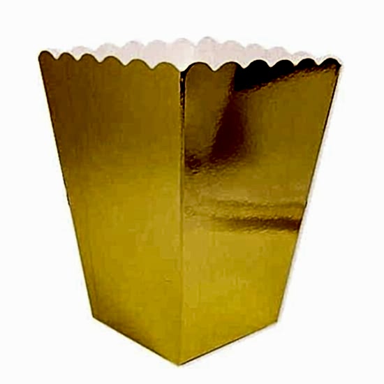 Gold Metalik Mısır Kutusu