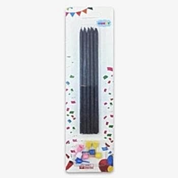 20’CM SİYAH 6’LI MUM