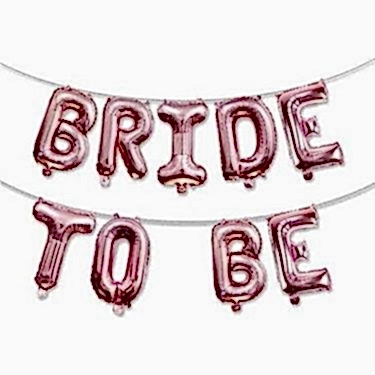 Bride To Be Harf Folyo Set Rose Gold