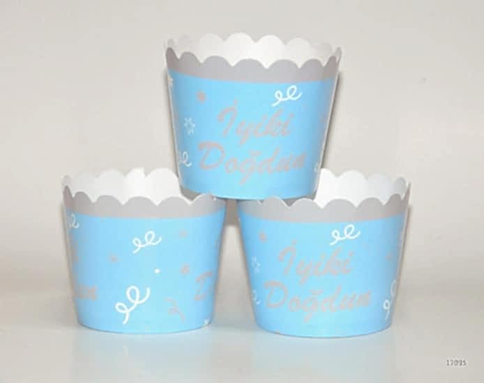 İyiki Doğdun Mavi Kek Kapsülü 25’Li