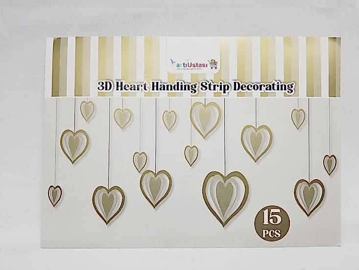 Gold Kalp Tavan Sarkıt Süs