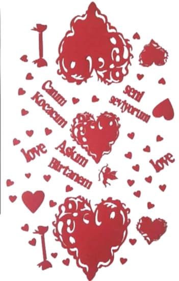 60 Parça Keçe Amerikan Servis Set