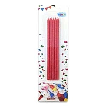 15’CM KIRMIZI SİMLİ MUM