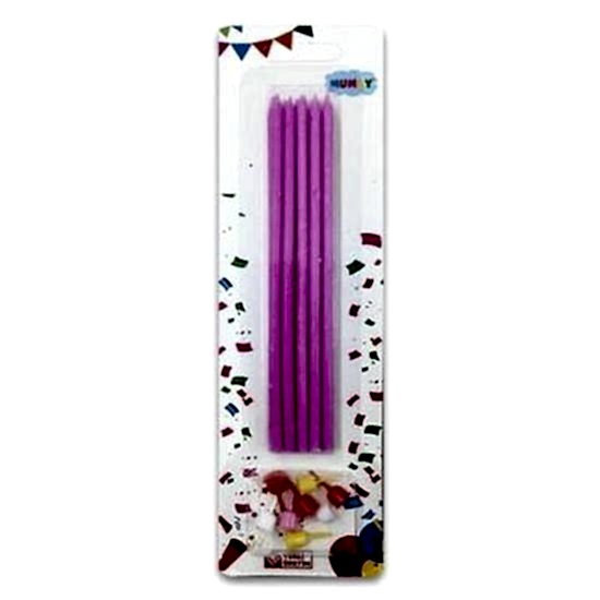 15’CM PEMBE SİMLİ MUM