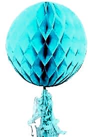 Pembe Püsküllü Petek Top Süs