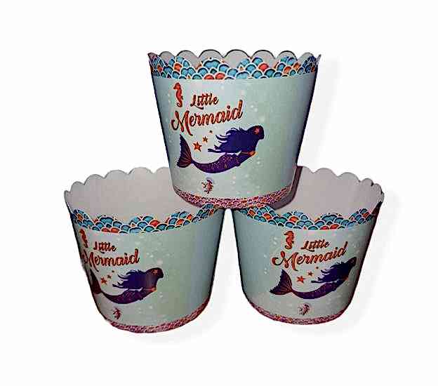 Deniz Kızı Kek Kapsül Muffn Kabı 25’li