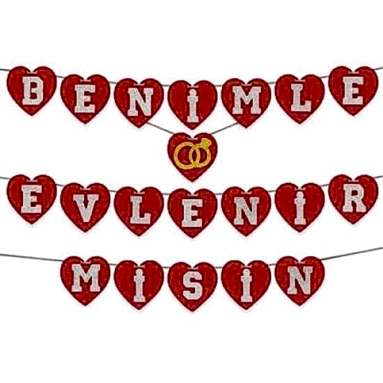 Benimle Evlenirmisin Strafor Afiş