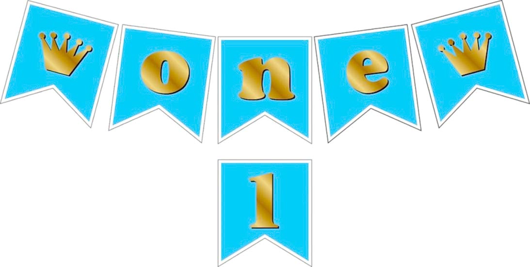 One Mavi Altın Yazılı Banner