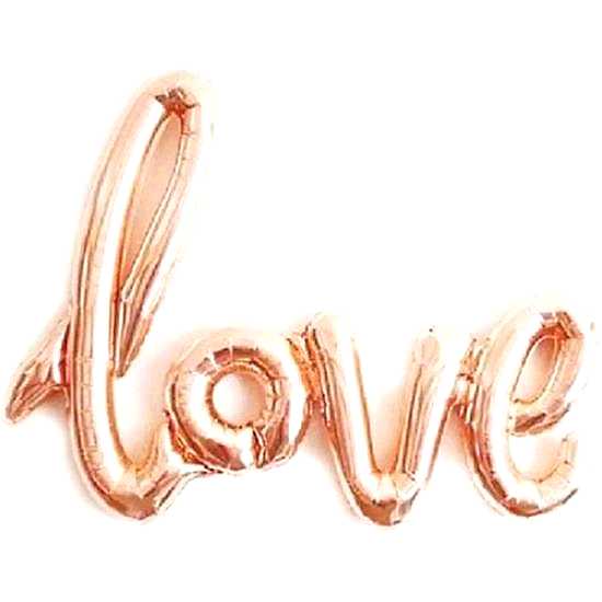 Happyland Rose Gold Love Imza Folyo Balon 40CM 1 Adet