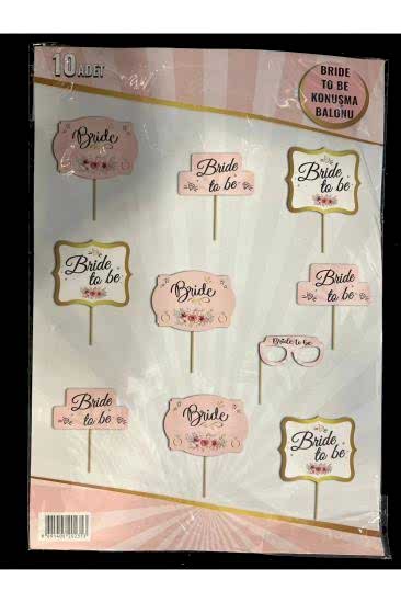 Happyland Bride To Be Partisi Bride 10’lu Konuşma Kartı Seti
