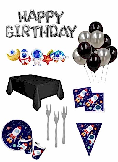 Happyland Uzay Temalı Parti Seti-15