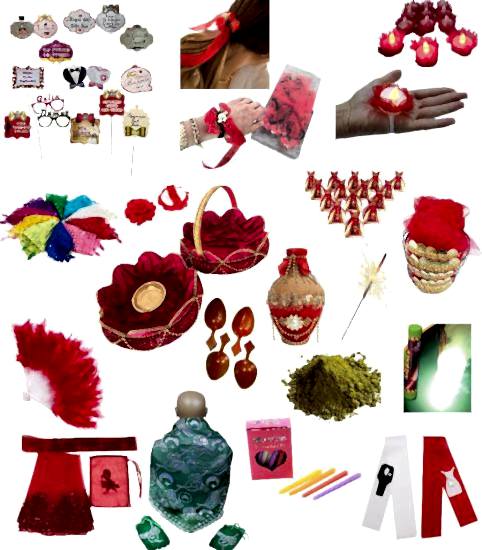 Happyland Dev Kına Paketi 206 Parça Kına Gecesi Seti Full Herşey Dahil Lüks Paket Konuşma Kartlı