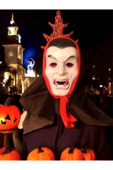 Happyland Happylan Halloween Vampir Maskesi Pelerinli Korkunç Cadılar Bayramı Maske Halloween Vampir Mask