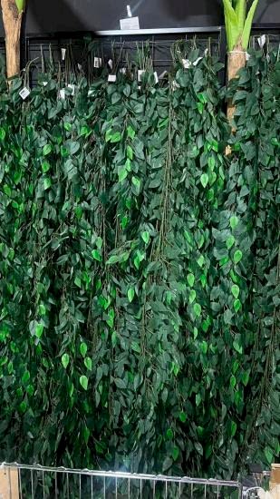 Happyland Yapay Bitki Çiçek Sarkıt Sarmaşık Dekor Yapraklı Çiçek (185 CM) HPY-26168