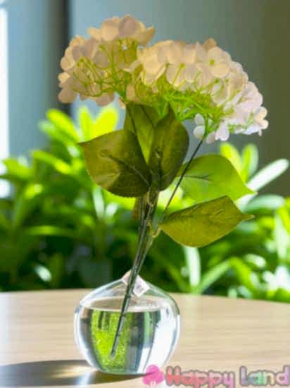 Happyland Yapay Ortanca Demeti Beyaz Renk Yapay Çiçek Dekor Gelin Çiçeği 