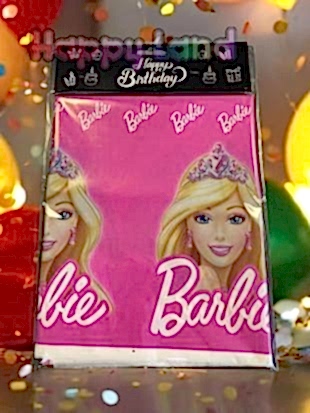 Happyland Barbie Masa Örtüsü Pembe