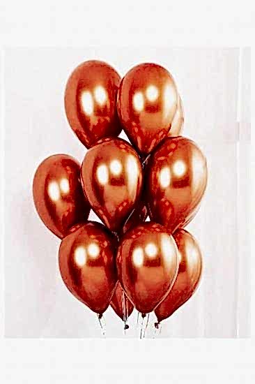 Happyland 10 Adet Somon Rengi Krom Balon