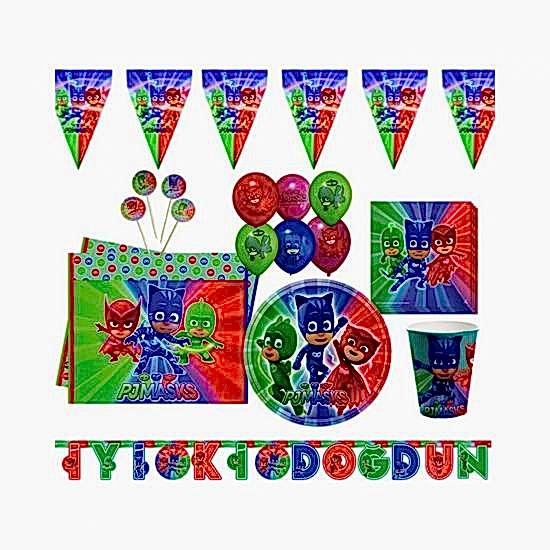 Happyland Pj Mask Lüks Parti Seti 8 Kişilik