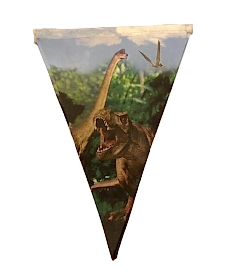 Happyland Dinazor Temalı Üçgen İyiki Doğdun Flama