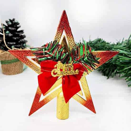 Happyland Yılbaşı Ağacı Tepe Süsü Yıldız 