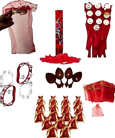 Happyland 43 Parça Lüks Kına Gecesi Paketi 7 Çeşit                            