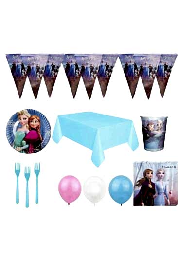 Happyland Frozen Elsa 8 Kişilik Doğum Günü Seti
