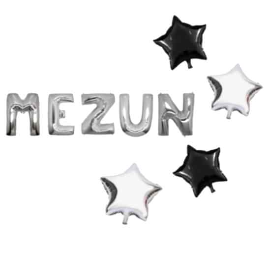 Happyland 40 Cm Gümüş Siyah Yıldızlı Gümüş Renk Folyo Mezun Yazısı