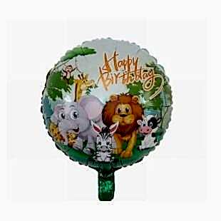 Happyland Safari Yuvarlak Folyo Balon