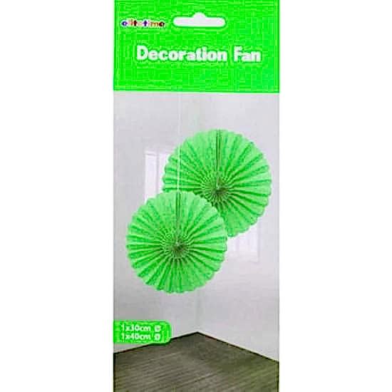 Happyland Yeşil Süs Yelpaze Modeli 2 Li Set Yeşil Renk