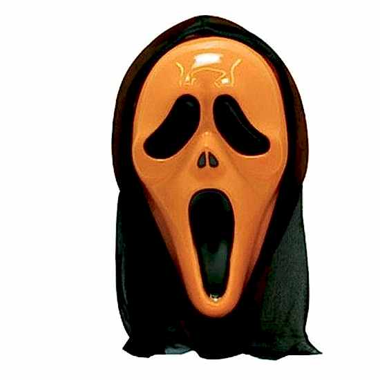 Happyland Halloween Turuncu Çığlık Maskesi
