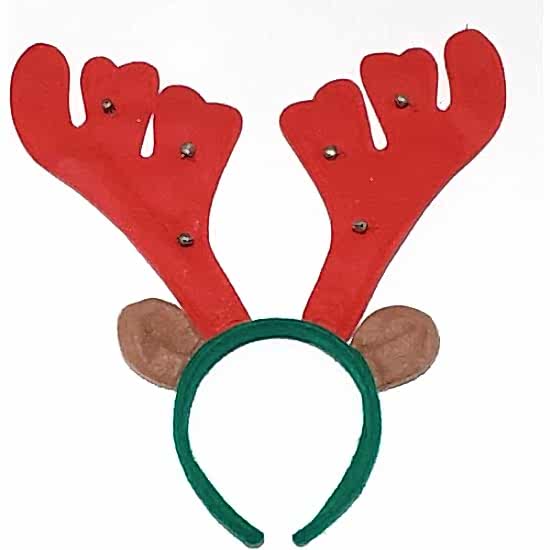 Happyland Yılbaşı Yeni Yıl Geyik Taç Zilli