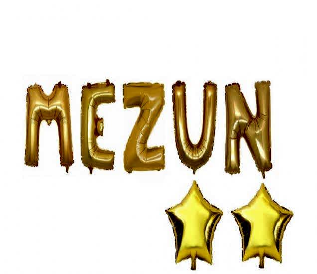 Happyland 100 Cm Gold Yıldızlı Gold Renk Mezun Yazısı