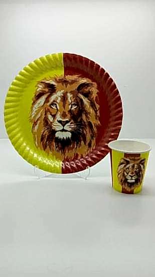 Happyland Aslan Taraftar Temalı Tabak Ve Bardak