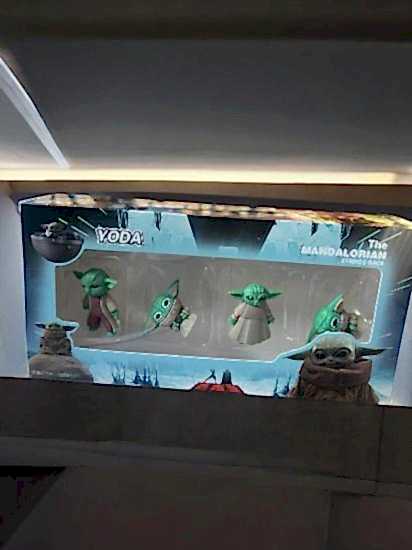 Happyland Star Wars Baby Yoda Figür Oyuncak 4 ’lü Set Mini Yoda Oyuncak Seti 6 cm 