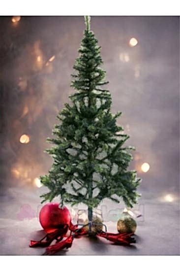 Happyland Yılbaşı Çam Ağacı 180 Cm Plastik Ayaklı 330 Dal Kutulu Yılbaşı Ağacı