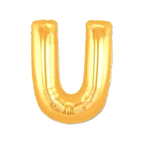 U harf Helyum Gold Folyo Balon 100 cm