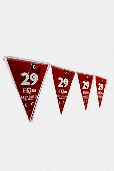 Happyland 29 Ekim Cumhuriyet Bayramı Bayrak Flama Süs 