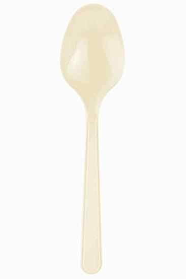Krem Plastik Kaşık 25’li