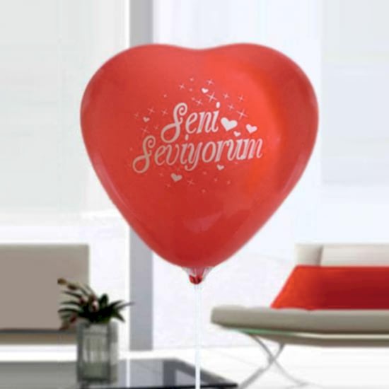 Seni Seviyorum Baskılı Lateks Balon 12 inc 100 Ad