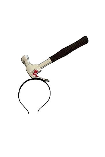 Happyland Halloween Çekiç Görünümlü Parti Tacı Halloween Cadılar Bayramı Parti Tacı