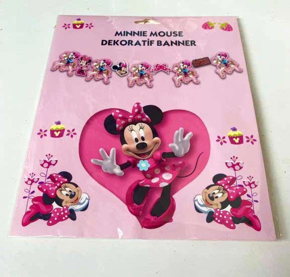 Happyland Minnie Mouse Dekoratif Banner