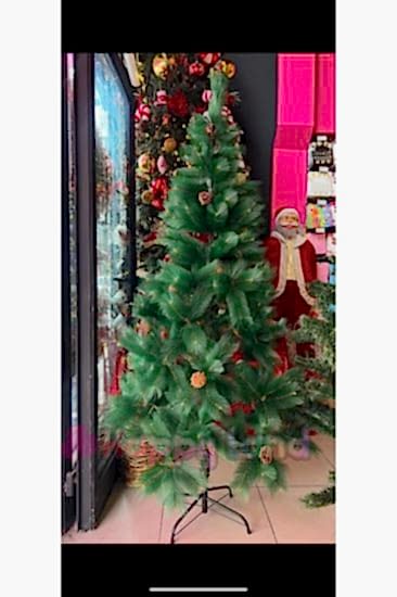 Happyland Yılbaşı Çam Ağacı Iğneli Yapraklı 180 cm Yılbaşı Ağacı İğne yaprak Model