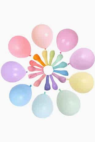 Happyland  Makaron pastel renkler  Karışık renk Balon 10 Adet