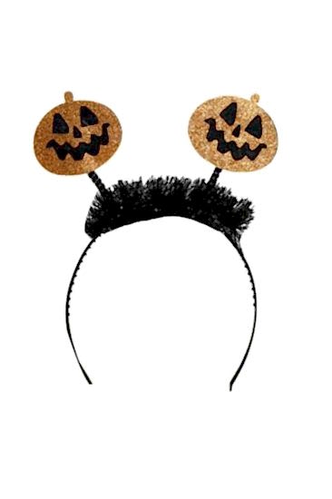 Happyland Halloween Balkabağı Simli Parti Tacı Halloween Parti Tacı Cadılar Bayramı Taç