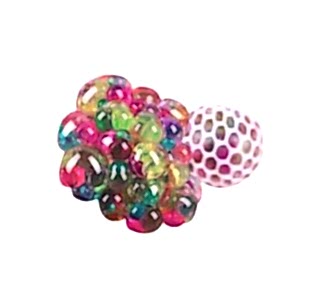 Happyland Beyin Şekilli Su Maymunlu Sıkmalı El Stres Topu Oyuncağı Mıncık Oyuncak Slime Fileli Eko