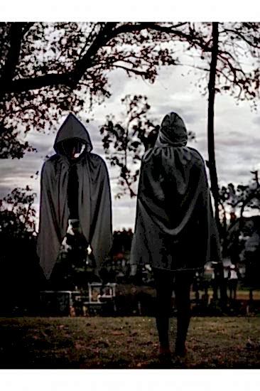 Happyland Halloween 90 Cm Çocuk Kapşonlu Pelerin Cadılar Bayramı Kapşonlu Pelerin Siyah Kostüm