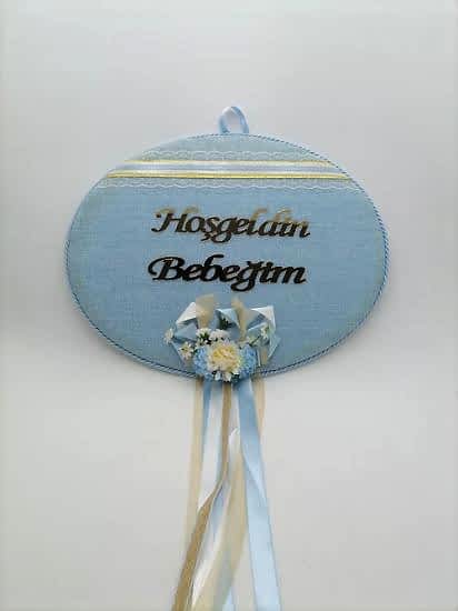 Happyland Kapı Süsü Hoşgeldin Bebeğim Mavi