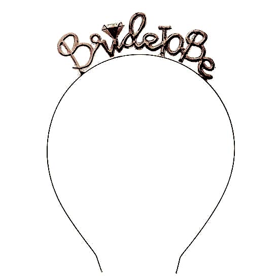 Happyland RoseGold Bride To Be Metal Taç﻿