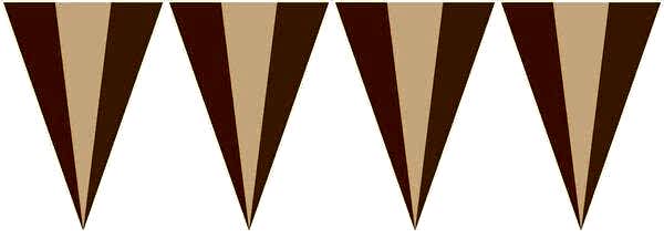 Happyland Retro Flama ( Kahve ) Retro Konsept Doğum Günü Flaması Doğum Günü Süsleri