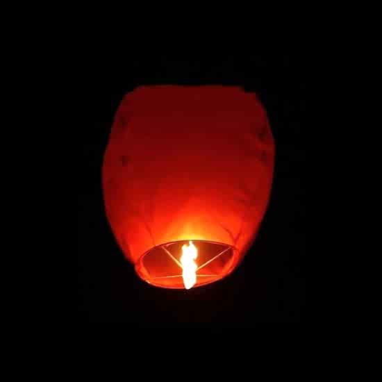 Happyland 1 Adet Parti Dilek Feneri Dilek Balonu Kırmızı 1 Adet